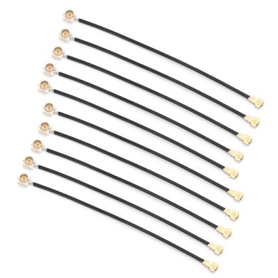 10Pcs Pin Connector IPEX 4 MH4 GEN4, UFL Female to IPEX 1 Cable, Low Loss Extension Cable for Providing Enhanced Network Performance