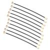 10Pcs Pin Connector IPEX 4 MH4 GEN4, UFL Female to IPEX 1 Cable, Low Loss Extension Cable for Providing Enhanced Network Performance view 1