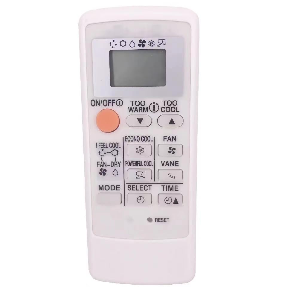AC Remote Control for Mitsubishi MSH-XV09UH E12B60426 MS-C08VC SLZ-A12RA.TH MS-C10VC MS-C13VC MS-PGC09VC MS-PGC13VC MS-F10VC-P1 MS-F13VC-P1 MS-F18VC-P1 Portable Air Conditioner