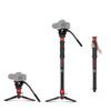 IFOOTAGE Cobra 3 Strike Monopod with Feet,Portable Travel Monopod for Camera A150S  with Pan Tilt Head K5S,Pedal Design Base,One-Click to Extend Height 59"/150cm,Payload 11lbs/5KG view 1