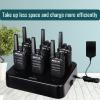 Retevis RT68 Walkie Talkies with Earpiece 16 Pack Bundle with 6 Way Multi Unit Charger, 2 Way Radio Rechargeable with USB Charger Base for School Manufacturing Church Store view 3