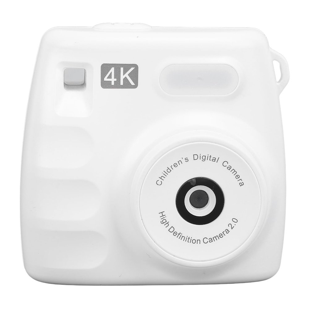 48MP Dual Lens 1080P Digital Camera, Front and Rear Camera with 2.0 Inch Screen, HD Camera with Games and Stickers, Portable Camera for Students, Music Playback, LED Fill