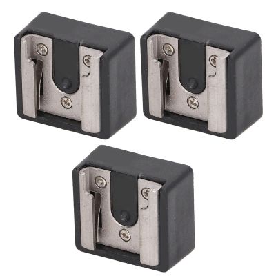 Mtlavishness Strong and Sturdy Hot Shoe Bracket Mount. 03. 02. 0 3Pcs Flash Hot Shoe Mount Adapter with 4In Screw Thread Camera Tripod Screw Adapter Metal Hot Shoe Hot Shoe