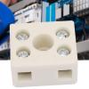 5Pcs Ceramic Wiring Terminal Block 2 Position 5 Hole and Stable Insulation High Temperature Terminal Block Ceramic for Power Supply Cables and Industrial Sockets view 2