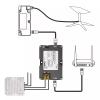 PoE Injector Kit for Dish V2 Internet Kit Satellite, Satellite Disk Cable Adapter to RJ45, DC Boost Converter 12V to 48V view 3