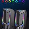 PGNEX Computer Audio Desktop Home Laptop Universal Small Speaker Wired Mini Desktop Heavy Subwoofer Speaker view 4