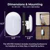Alta Labs AP6-PRO Outdoor WiFi 6 Access Point | 6.3Gbps, Dual Band, IP68 Rated for Optimal Weatherproof Protection | 4096 QAM | PoE+, Seamless Roaming, WPA3 & App Control | Wireless Access Point view 4