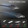 Yunir Mini Cable,18AWG Wire IP68 Water Proof Rubber Copper Power Extension Cord for Mini (5m/16.4FT) view 2