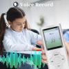 16GB MP3 Player, Bluetooth 5.0 Single Loop MP4 Player, Portable HiFi Sound Music Player Built in HD Speaker, E Book, Voice Recording, Supports up to 128GB TF Card (Silver) view 2