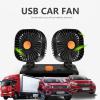 USB Car Fan Rotatable Mini Desktop Cooling Fan USB Fan for Car Office Home view 4