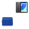 BoxWave Case Compatible with Umidigi G3 Tab Ultra - SoftSuit with Pocket, Soft Pouch Neoprene Cover Sleeve Zipper Pocket - Super Blue view 1