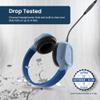 Brenthaven Rugged 2 Wired Headphones No Mic | USB C - Long Tangle Free Chew-Proof Cord - Reliable Drop Tested and Comfortable for Kids K-12 Students Classroom and School Use - Blue view 4