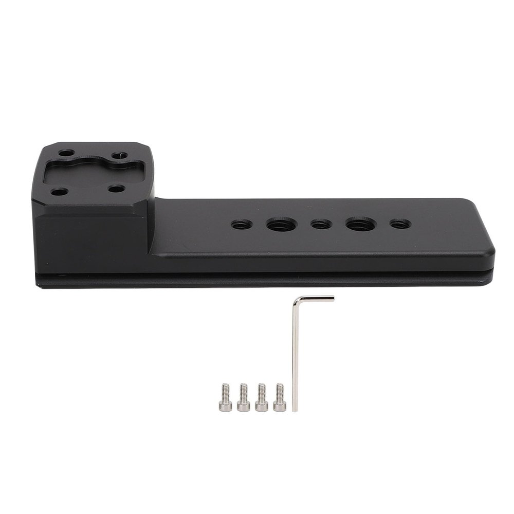 Aluminum Lens Collar Replacement Foot with Hollow Design for Arca Mount, Lightweight Lens Support Baseplate Stand for Z400 600 800