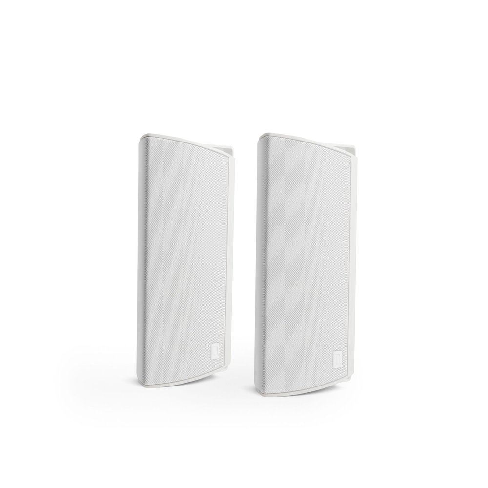 Definitive Technology Dymension AW-450 Outdoor Speaker (White, Pair), Two-Way Surface Mount, 4.5" Woofer, 1 Tweeter, & 4.5" x6 Passive Bass Radiator, IP66 All-Weather Wired Outdoor Speakers