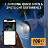 Defender AI Powered 4K Guard Pro 8MP WiFi 6/Bluetooth, Plug-in Power Wireless Security Camera Outdoor - Camera for Home Security with Smart AI Human Detection, Two-Way Talk, Works w/Guard App view 4