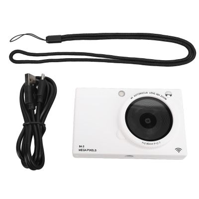 4K Digital Camera, Autofocus Vlogging Camera 64MP 28X Digital Zoom 2.83 Inch Screen Retro Digital Video Camera MP3 Player with 1/4 Inch Thread for Video Photography