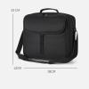 AsrMyjcx Projector Carrying Case Projector Storage Bag,Large Capacity Polyester Universal Sturdy Black Adjustable Strap Organizer Bag view 2