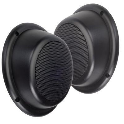 Magnadyne 5 Water Resistant Outdoor Wedge Speakers - Full Plastic Encasement with Grills - Pair