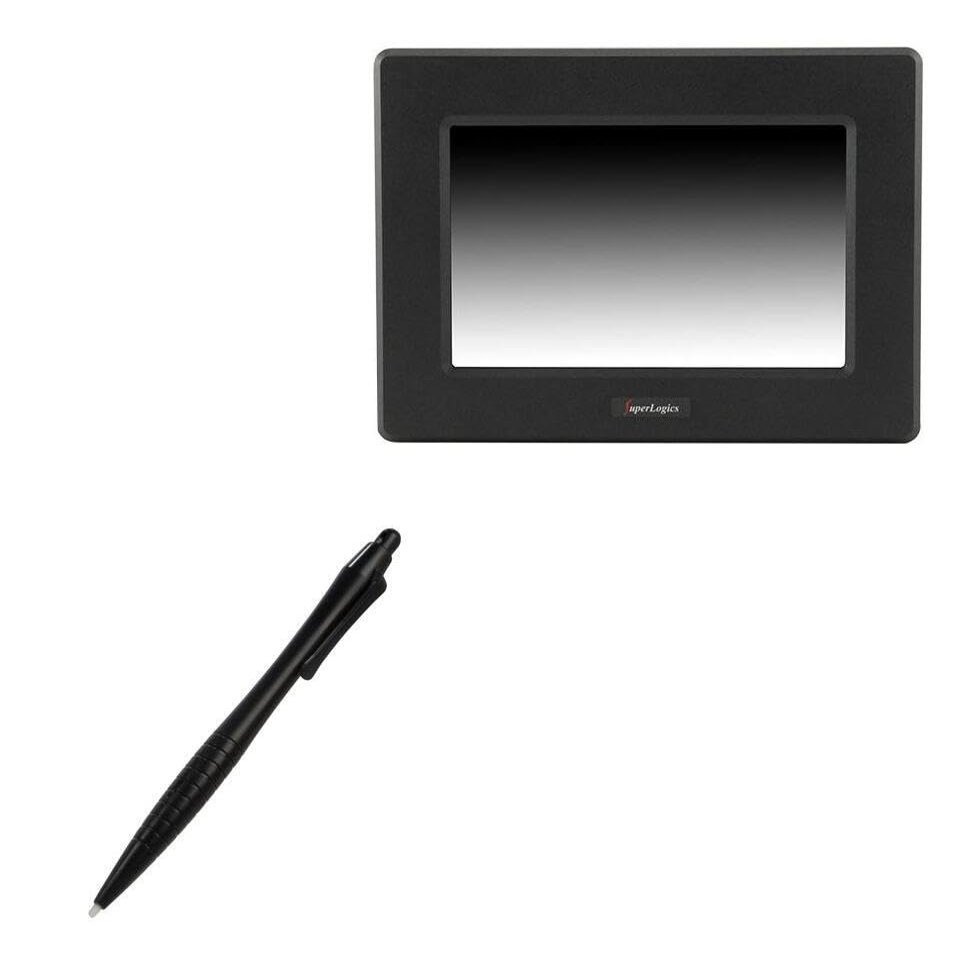 BoxWave Stylus Pen Compatible with SuperLogics SL-LCD-10AW-PCAPTOUCH-WV - DirectTip Resistive Stylus, DirectTip Resistive Stylus - Jet Black