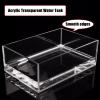 Acrylic Photography Dynamic Shallow Water Tank Acrylic Display Cabinet, 5MM/0.2IN Thickness, Advertising Shooting Props Multifunctional Storage Box(50x10x10cm/19.7x3.9x3.9in) view 3