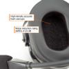 ASA AirClassics HS-1A Pilot Headset Durability - 23 dB Noise Reduction - Noise-Canceling Mic - Stereo/Mono - Essential Aviation Headset - General Aviation Headsets for Pilots view 2