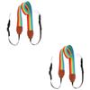 OSALADI 2pcs Adjustable Camera Strap for Mirrorless Cameras Neck Shoulder Design Lightweight Material Stylish Stripes for Men Women for Hiking Travel view 1