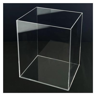 Acrylic Photography Tray, Transparent Deep and Shallow Water Tank, 3.9/7.9/11.8 in High Storage Box, Cosmetics Advertising Photography Props(15x10x15cm/5.9x3.9x5.9in)