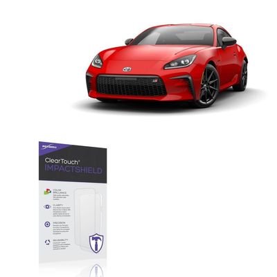 BoxWave Screen Protector Compatible with 2024 Toyota GR86 Premium Display (8 in) - ClearTouch ImpactShield (2-Pack), Impenetrable Screen Protector Flexible Film