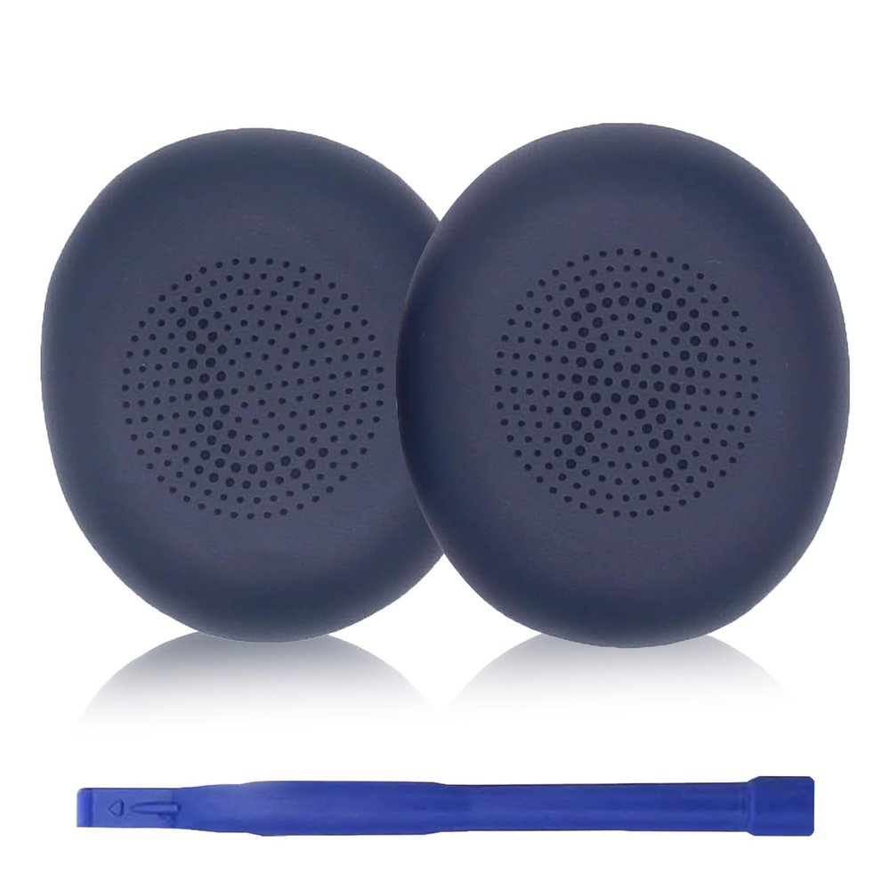 Aiivioll Evolve2 65 Replacement Ear Pads are Suitable for Evolve2 65 (65MS 65UC USB)/Evolve2 40 /Elite 45h Bluetooth Wireless Headphones, The Replacement Ear Pads are Made of Protein Leather (Blue