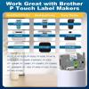 2-Pack Label Maker Tape 12mm 0.47" White TZE2312PK Replacement for Brother P Touch Label Tape TZe-231 TZ-231, Compatible with Brother Ptouch PT-D210 PT-H110 PT-D220 PT-D400 view 2