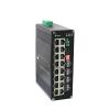BAISULI Industrial Din Rail Switch Gigabit Ethernet Industrial L2+ Managed (PoE) Ethernet Fiber Switch 8/16/24-Port 10/100/1000T + 4-Port 1000X SFP Din Rail Gigabit Switch(PoE 8GE 4SFP) view 2