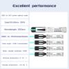 Buacoz 100GBE AOC Active Optical Cable 15Meter/49ft QSFP28 to 4X SFP28 Breakout Fiber Stacking Cable 100GBASE Compatible with Ubiquiti UniFi Devices OM3 Direct-Attach High-Speed Optical Cables view 2