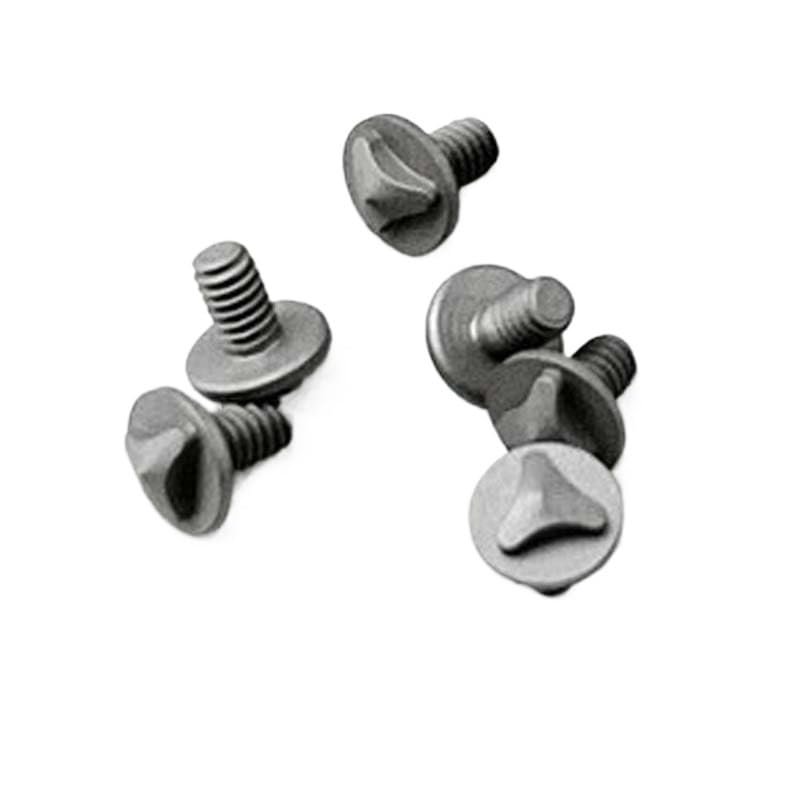 6PCS Titanium Triangular Head Screws Fits for Microtech UTX85 Scales Handle, Sandblasting Handle Patch Screw Accessory