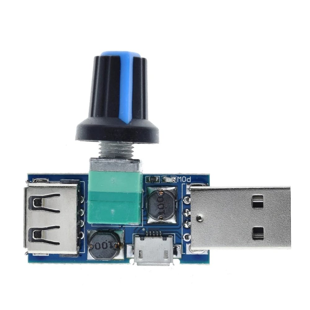 QIXIAMO 4V-12V 5W XY-FS USB Fan Stepless Governor USB Fan Speed Controller Multi-Gear Cooling Tool