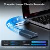 ACASIS 40Gbps M.2 NVMe SSD Enclosure for Thunderbolt 4/3/USB4, with Tool-Free Installation, Aluminum Heat Sink & Noiseless Design, Supports 2280-2230 SSDs for M1/M2 Pro/Max. view 2
