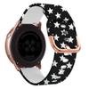 AXPTI 20mm Printing Wristband Bracelet Strap For Garmin Vivoactive 3 3t Venu SQ Smart Watch Silicone Wrist Bands Vivomove HR Watchband(K,For Vivomove HR) view 1
