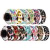 AXPTI 20mm Printing Wristband Bracelet Strap For Garmin Vivoactive 3 3t Venu SQ Smart Watch Silicone Wrist Bands Vivomove HR Watchband(K,For Vivomove HR) view 3