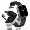 Dpofirs Smart Watch with Earbuds, Reloj Con Audifonos Incluidos Adentro, 2.01 Inch Screen Silicone Band Smartwatch Headset Fitness Watch for iOS for Android Black view 1