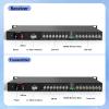 8CH HD-SDI Fiber Converter 1U Rack-Mountable 1080P Video Optical Transceiver with Loop-Out + 1CH RS485 Reverse Data Uncompressed Extender Over Fiber SM LC 20km CWDM (LNK-SDI-8V1R) view 2