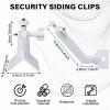 2-in-1 Ring Pole Mount for Cameras and Solar Panels No Drill 360 Adjusted Outdoor Security Camera Pole Mount with 6 Adjustable Metal Loops Compatible with RingBlink, Eufy, Wyze view 2