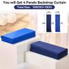 1010 FT Navy Blue Royal Blue Backdrop Curtains for Parties, 6 Panels 2.510ft Wrinkle Free Soft Polyester Drapes for Backdrop Decor Birthday Party Baby Shower Wedding Photo Background Curtains view 2