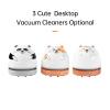 HXBER Desktop Vacuum Cleaner, Mini Desktop Vacuum Cleaner Cute Portable Table Dust Sweeper Cartoon Vacuum Battery Operated for Cleaning Dust Crumbs Hairs Scraps for Keyboard Home Office School Car view 3