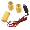 QIXIAMO USB to 4.5V LR14 C Battery Eliminators Cable Cord Battery Power Supply Wire for Toy/Controllers/Water Heater view 1