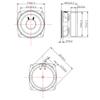 UCCKEYI 1PC 3 inch 8 ohm 8 15W Full-Range Speaker Loudspeaker Waterproof Home Audio view 2
