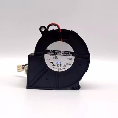 for 24V 0.20A AB07524MB300100 7530 7CM Turboblower Fan
