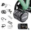 48V750W TS-DZ8 Mid Drive Kit,Upgraded 1056W Peak Power Torque Sensored Mid Drive Ebike Conversion Kit, Electric Bike Kit with EKD01 Display for 68-73MM Bottom Bracket Mountain Bike,Citybike,Tricycle view 1