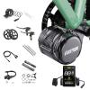 Varstrom 48V750W TS-DZ8 Mid Drive Kit,Upgraded 1056W Peak Power Torque Sensor Mid Drive Ebike Conversion Kit, Electric Bike Kit with SW2M58 Display for 68-73MM Bottom Bracket view 1