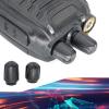 QIXIAMO Two Way Radio Volumes Control knob and Channel Knob Button Caps Replacements for for 888S view 2