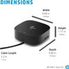 HP USB-C Dock G5-8 in 1 Adapter for Both USB-C and Thunderbolt-Enabled Laptops, PCs, & Notebooks - Single Cable for Charging, Networking, or Data Transfers - Bundle (Renewed) view 4