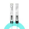 Buacoz 100Gbps AOC Active Optical Cable, 20Meter/65.6ft 100GBASE QSFP28 to QSFP28 OM3 MMF Direct-Attach Fiber Stacking Cables, Fit for Ubiquiti UniFi Devices Ethernet High-Speed Optical Cable view 1